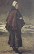 Vincent Van Gogh, Fisherman's wife on the Beach (nn04)